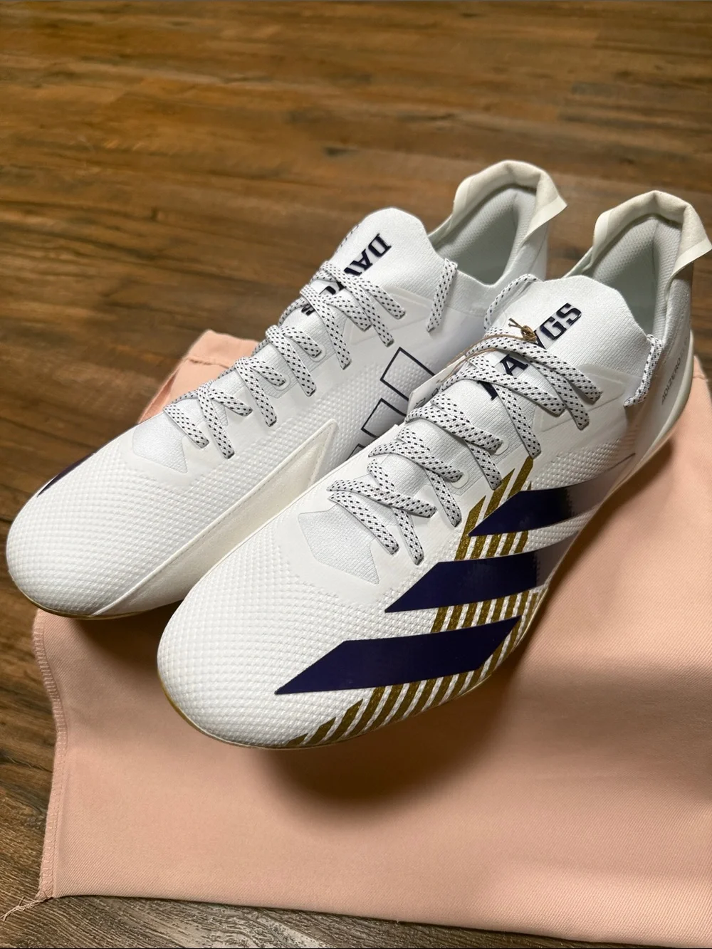 Adidas SM Adizero Electric Washington Huskies Team Issue Football Cleats